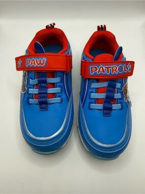 Paw Patrol Blue and Red Kids Light-Up Sneakers